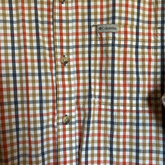 Columbia men’s checkered long sleeve button down shirt size XL - Picture 3 of 8